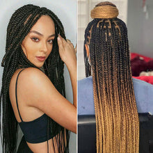 Load image into Gallery viewer, 26inch Colorful Synthetic Jumbo Braids PVC Wig Hair Extensions Braiding Hair Pre Stretched Braids False Hair Piece Women Wig