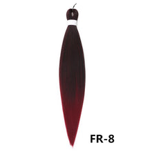 Load image into Gallery viewer, 26inch Colorful Synthetic Jumbo Braids PVC Wig Hair Extensions Braiding Hair Pre Stretched Braids False Hair Piece Women Wig