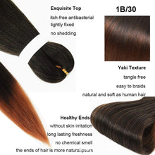 Load image into Gallery viewer, 26inch Colorful Synthetic Jumbo Braids PVC Wig Hair Extensions Braiding Hair Pre Stretched Braids False Hair Piece Women Wig