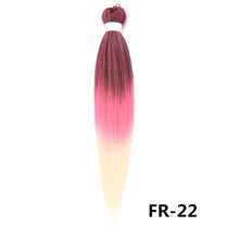 Load image into Gallery viewer, 26inch Colorful Synthetic Jumbo Braids PVC Wig Hair Extensions Braiding Hair Pre Stretched Braids False Hair Piece Women Wig