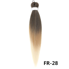 Load image into Gallery viewer, 26inch Colorful Synthetic Jumbo Braids PVC Wig Hair Extensions Braiding Hair Pre Stretched Braids False Hair Piece Women Wig