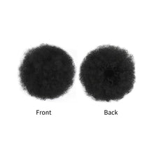 Load image into Gallery viewer, Synthetic Afro Puff Drawstring Ponytail Hair Bun Short Afro Kinkys Curly Afro Bun Extension Hairpieces Women Curly Hair Wig
