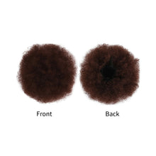 Load image into Gallery viewer, Synthetic Afro Puff Drawstring Ponytail Hair Bun Short Afro Kinkys Curly Afro Bun Extension Hairpieces Women Curly Hair Wig