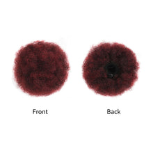 Load image into Gallery viewer, Synthetic Afro Puff Drawstring Ponytail Hair Bun Short Afro Kinkys Curly Afro Bun Extension Hairpieces Women Curly Hair Wig