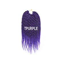 Load image into Gallery viewer, 12inch Twist Crochet Hair Big Senegalese Twist Crochet Braids Synthetic Braiding Hair Extensions for Women False Hair Piece