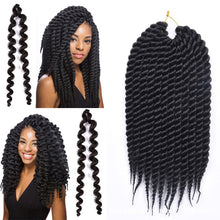 Load image into Gallery viewer, 12inch Twist Crochet Hair Big Senegalese Twist Crochet Braids Synthetic Braiding Hair Extensions for Women False Hair Piece