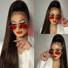Load image into Gallery viewer, 24inch Wig Ponytail Long Straight Hair Synthetic Ponytail Braid Wig Extension High-temperature Silk Women's Ponytail False Braid