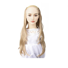 Load image into Gallery viewer, Wig Long Straight V-shaped Layered Perm One Piece Seamless Invisible Hair Extension Wig Solid Color Women False Hair Piece