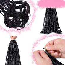 Load image into Gallery viewer, Wig Ponytail Children's Loop French Curly Hair Natural Simulation African Crochet Woven Synthetic Hair Extension Wave Ponytail