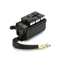 Load image into Gallery viewer, Car 12V/24V Relay Box 6 Slots Relay Block 6 Way ATC/ATO Fuse Relay Box Fuse Block with 6pcs Relays Kit