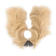 Load image into Gallery viewer, Messy Bun Wig Piece Insert Comb Curly Wig Flexible Adjustable Bun High-temperature Silk Synthetic Hair Piece for Women