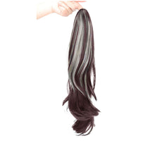 Load image into Gallery viewer, Clip High Ponytail Wig Fashionable Dyeing Simulation Hair Lightweight Fluffy Natural Long Curly Hair Synthetic Wig