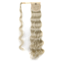 Load image into Gallery viewer, Paste Button Fluffy Long Curly Hair High Temperature Fiber Multi Colored Wig Ponytail Hair Extension for Women