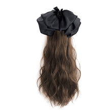 Load image into Gallery viewer, Detachable Bowknot Hairpin Ponytail Wig High Temperature Silk Long Curly Hair Natural Hair Extension for Women