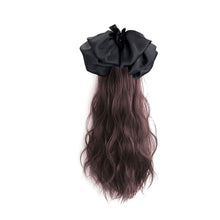 Load image into Gallery viewer, Detachable Bowknot Hairpin Ponytail Wig High Temperature Silk Long Curly Hair Natural Hair Extension for Women