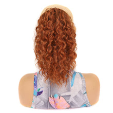 Load image into Gallery viewer, Fluffy Short Curly Ponytail Wig High Temperature Silk Solid Color Synthetic Wig Natural Simulation Hair Ponytail