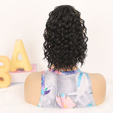 Load image into Gallery viewer, Fluffy Short Curly Ponytail Wig High Temperature Silk Solid Color Synthetic Wig Natural Simulation Hair Ponytail