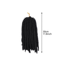 Load image into Gallery viewer, Colored Crochet Wig Hand Hooks Dirty Braids Synthetic Long Curly Hair High Temperature Silk Hair Bulk Hair Extensions