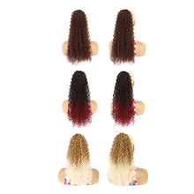 Load image into Gallery viewer, Multi-color Synthetic Long Curly Ponytail Wig High Temperature Silk Elastic Mesh Drawstring Ponytail Hair Extensions for Women