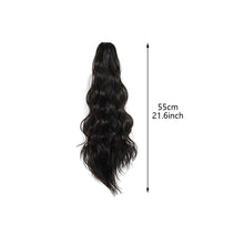 Load image into Gallery viewer, Gripping Clip Style Synthetic Wig Ponytail Simulation Long Curly Hair Natural Hair Piece High Temperature Silk Hair Extensions