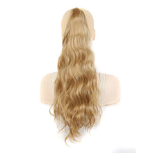 Load image into Gallery viewer, Gripping Clip Style Synthetic Wig Ponytail Simulation Long Curly Hair Natural Hair Piece High Temperature Silk Hair Extensions