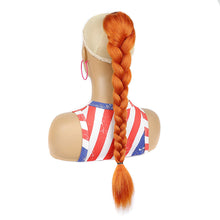 Load image into Gallery viewer, Multi-color Synthetic Wig Braided Hair Elastic Mesh Drawstring Long Ponytail Hair Extensions False Hair Piece for Women