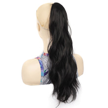 Load image into Gallery viewer, Gripping Clip Style Curly Hair Ponytail Water Ripple Long Curly Wig Ponytail Synthetic Wig Women False Hair Piece