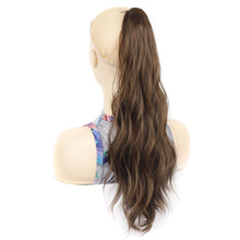 Load image into Gallery viewer, Gripping Clip Style Curly Hair Ponytail Water Ripple Long Curly Wig Ponytail Synthetic Wig Women False Hair Piece