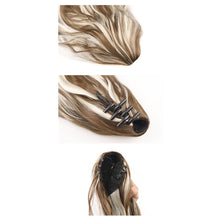 Load image into Gallery viewer, Gripping Clip Style Curly Hair Ponytail Water Ripple Long Curly Wig Ponytail Synthetic Wig Women False Hair Piece