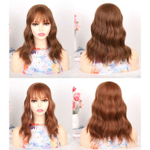 Load image into Gallery viewer, Water Ripple Synthetic Short Curly Hair Natural Simulation Wig Increase Hair Volume False Hair Piece for Women