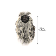 Load image into Gallery viewer, Water Ripple Synthetic Short Curly Hair Natural Simulation Wig Increase Hair Volume False Hair Piece for Women