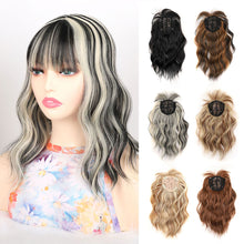 Load image into Gallery viewer, Water Ripple Synthetic Short Curly Hair Natural Simulation Wig Increase Hair Volume False Hair Piece for Women