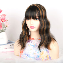 Load image into Gallery viewer, Water Ripple Synthetic Short Curly Hair Natural Simulation Wig Increase Hair Volume False Hair Piece for Women