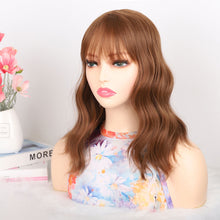 Load image into Gallery viewer, Water Ripple Synthetic Short Curly Hair Natural Simulation Wig Increase Hair Volume False Hair Piece for Women