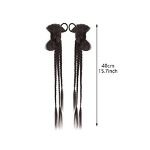 Load image into Gallery viewer, Bowknot Wig Ponytail Synthetic Wig Elastic Hair Rope Solid Colored Ponytail Braid Hair Extensions Hair Accessories