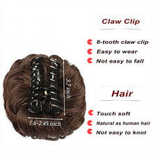 Load image into Gallery viewer, Hair Clip Style Curly Wig Hair Extensions Bun Fluffy Updo Chignon Synthetic Wig Messy Bun Women Hair Piece