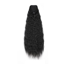 Load image into Gallery viewer, Fluffy Corn Perm Long Curly Hair Ponytail High Temperature Silk Elastic Mesh Drawstring Long Ponytail Synthetic Wig