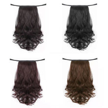 Load image into Gallery viewer, Natural Traceless Strap Style Ponytail Curly Wig High Temperature Silk Simulation Synthetic Wig Ponytail Hair Extensions