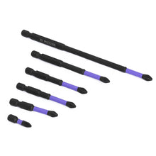 Load image into Gallery viewer, 10/20pcs Anti-Slip Cross Screwdriver PH2 Magnetic Batch Head PH2 Magnetic Batch Head Impact Screw Driver Bit 25/50/65/70/90/150mm