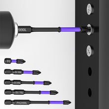 Load image into Gallery viewer, 10/20pcs Anti-Slip Cross Screwdriver PH2 Magnetic Batch Head PH2 Magnetic Batch Head Impact Screw Driver Bit 25/50/65/70/90/150mm