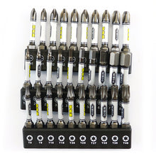 Load image into Gallery viewer, 10pcs/set 1/4 Screwdriver Bit Set Impact Drill Batch Head Hexagonal Cross Head Magnetic Tamper Proof Screwdriver Bits
