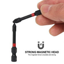 Load image into Gallery viewer, 17pcs Magnetic Batch Head Strong Impact Electric Screwdriver Bits with Extension Rod Magnetizer Case 5 Types Head Bit Anti-slip Bits