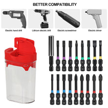Load image into Gallery viewer, 17pcs Magnetic Batch Head Strong Impact Electric Screwdriver Bits with Extension Rod Magnetizer Case 5 Types Head Bit Anti-slip Bits
