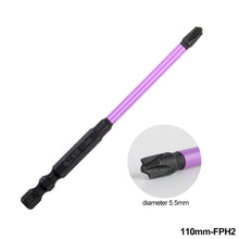 Load image into Gallery viewer, FPH1/2/3 Electrician Screwdriver Bit Magnetic Electric Impact Drill Nut Driver Bit for Circuit Breaker 65 110mm Anti Slip Impact Batch Head
