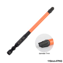 Load image into Gallery viewer, FPH1/2/3 Electrician Screwdriver Bit Magnetic Electric Impact Drill Nut Driver Bit for Circuit Breaker 65 110mm Anti Slip Impact Batch Head
