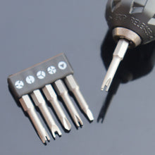 Load image into Gallery viewer, 5pcs U Y Cross FPH Shaped Screwdriver Bits 1/4 Hex Magnetic Batch Head Set 50mm Length for Hand Tools Electric Tools