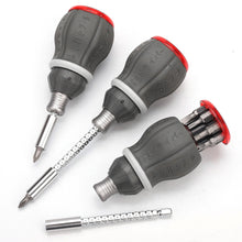 Load image into Gallery viewer, Multi-functional Ratchet Screwdriver Set 8 in 1 Screwdriver Bits Set 0-180° Adjustable Angle Screwdriver Tool for Household Auto Repair