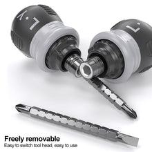 Load image into Gallery viewer, Multi-functional Ratchet Screwdriver Set 10 in 1 Screwdriver Bits Set with Magnetizer Cross Slot Screwdriver Tool for Household Repair