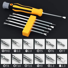 Load image into Gallery viewer, Multi-functional Screwdriver Set 6 in 1 Screwdriver Bits Set Cross Slot Screwdriver Tool for Household Repair
