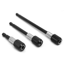Load image into Gallery viewer, 1/4 Inch Self-locking Hex Shank Quick Release Magnetic Electric Screwdriver Extension Bit Holder 60/100/150mm Extension Rod